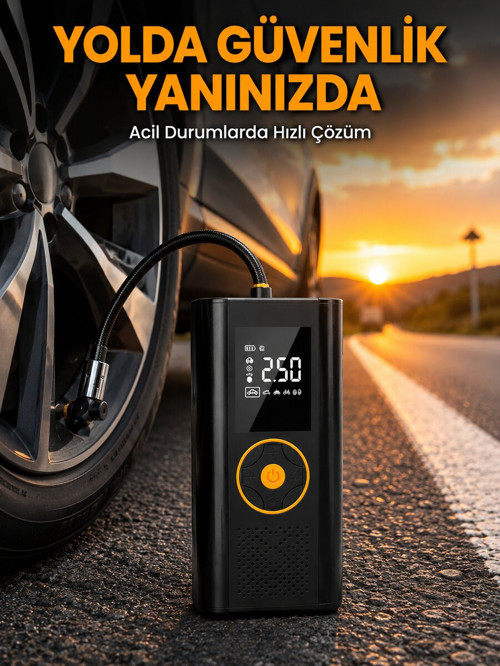 LED Ekranlı Akıllı Hava Kompresörü Hassas Basınç Kontrolü Yeni Nesil - NLCAEB6248-7389
