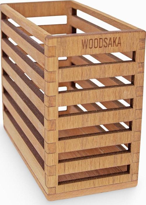 Rell - Yüksek Ahşap Kalemlik - Büyük - WOODSAKA