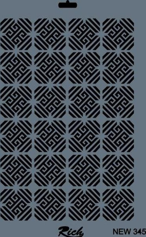 Stencil Boyama Şablonu 25x35 cm. NEW-345