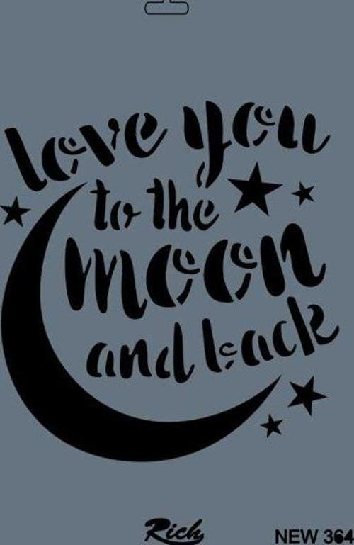 Stencil Boyama Şablonu 25x35 cm. NEW-364