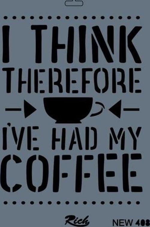 Stencil Boyama Şablonu 25x35 cm. NEW-408