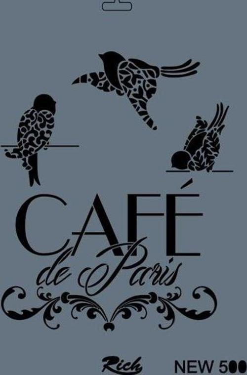 Stencil Boyama Şablonu 25x35 cm. NEW-500