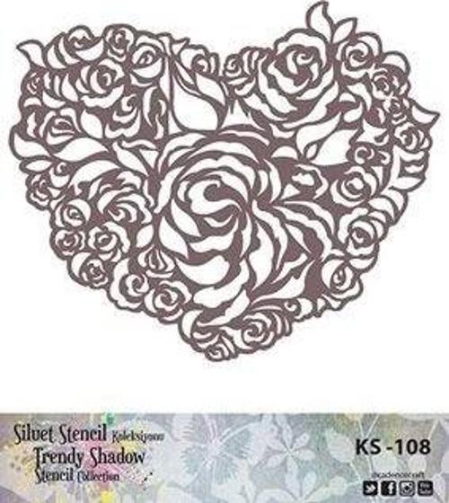 Siluet (Kenarsız) Stencil KS-108