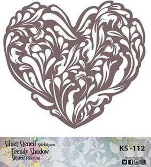 Siluet (Kenarsız) Stencil KS-112