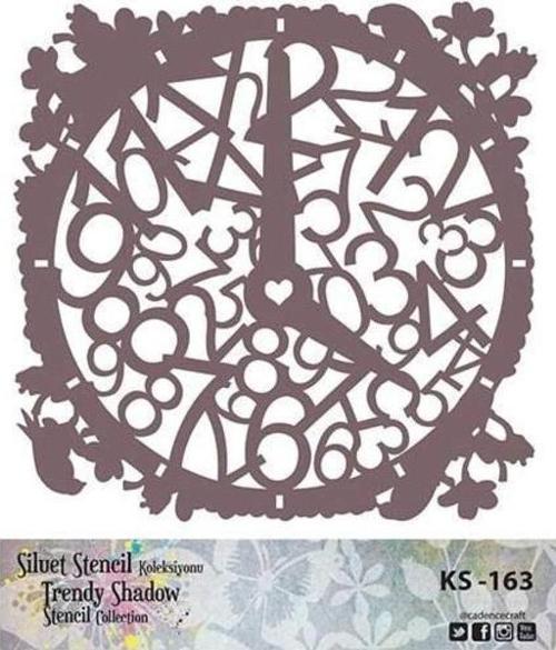 Siluet (Kenarsız) Stencil KS-163