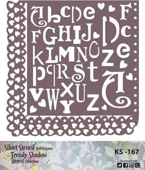 Siluet (Kenarsız) Stencil KS-167