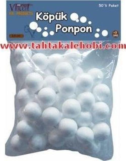 Foam Ball - Köpük Top 2,5 cm. 50 Adet