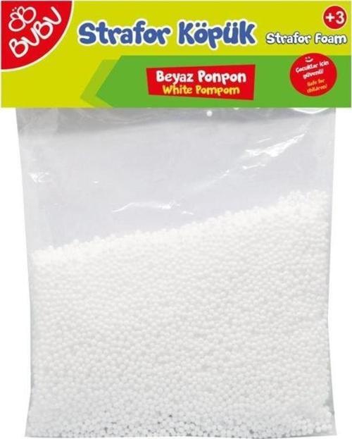 Strafor Köpük Beyaz Ponpon
