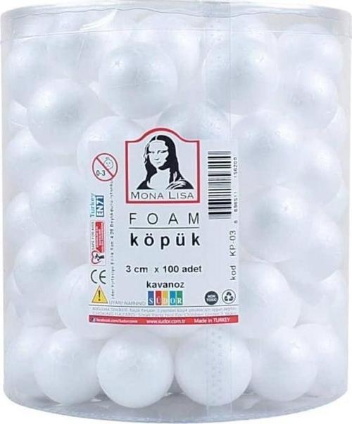 Mona Lisa Köpük 3 cmx100 Adet