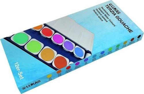 Terzia Gouache Opak Suluboya 12 Renk + 1 Tüp Beyaz