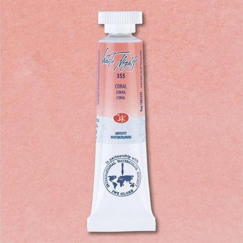 White Nights Tüp Sulu Boya 10 ml. 355 Coral