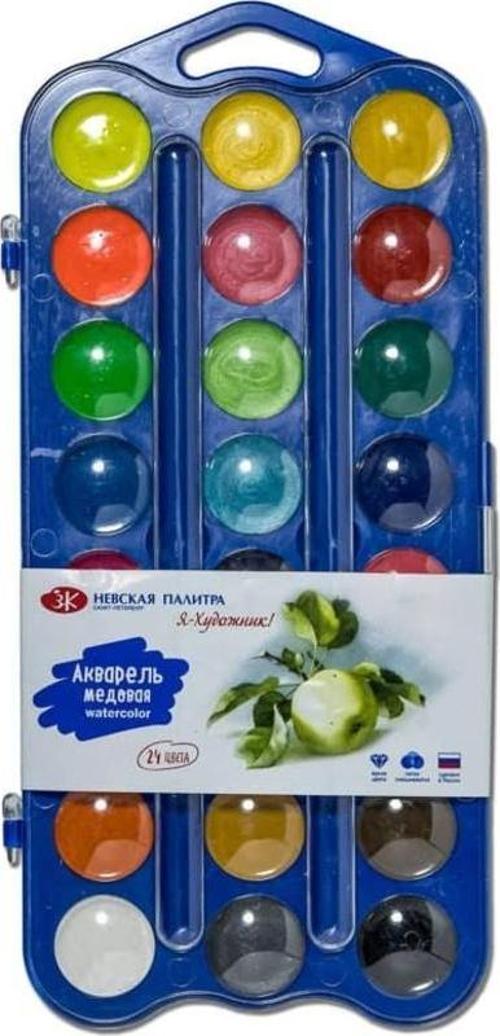 Sulu Boya 24 Renk (12 Canlı + 6 Sedef + 6 Neon)