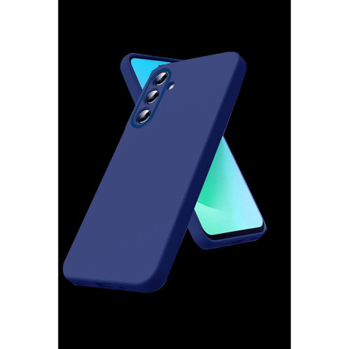 Samsung Galaxy A57 5g Nano İçi Kadife Silikon - Lacivert