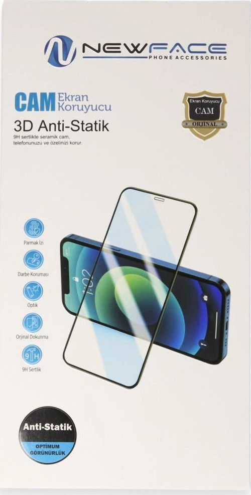 Newface Xiaomi Mi 17t Pro 3d Antistatik Cam Ekran Koruyucu - Şeffaf
