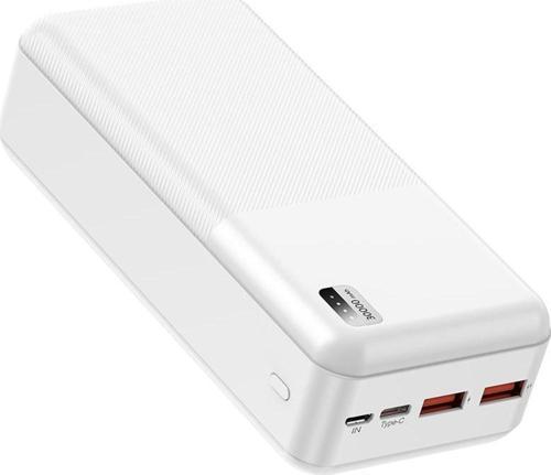 PX723 Hızlı Şarj Özellikli LED Işık Göstergeli Dual USB Taşınabilir Powerbank 30000mAh