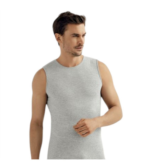 Şahinler GRİ Erkek Sıfır Kollu Likralı Süprem Atlet ME077
