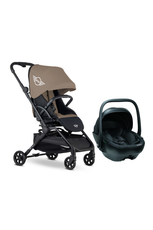 Mını By Buggy Turn² Bebek Arabası Camden Mocha - Merkürbebe Guardix Anne Kucağı Siyah