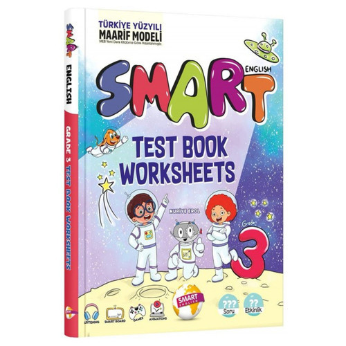 Smart English 2027 3. Sınıf Test Book Worksheets Maarif Model