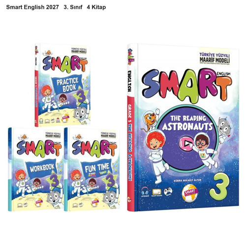 Smart English 2027 3. Sınıf Çalışma Seti + Okuma Kitabı Seti 4 Kitap Maarif Model