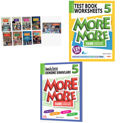 Kurmay Elt 2027 5. Sınıf Animated Stories - Değerlendirme Kitabı - Fenomen Test Book - Selfie Deneme Seti 11 Kitap Maari