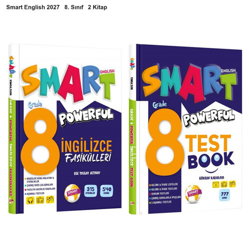 Smart English 2027 8. Sınıf Fasikül + Test Book Seti 2 Kitap