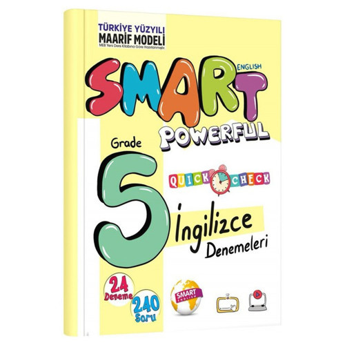 Smart English 2027 5. Sınıf Powerful Quick Check İngilizce Denemeleri Maarif Model