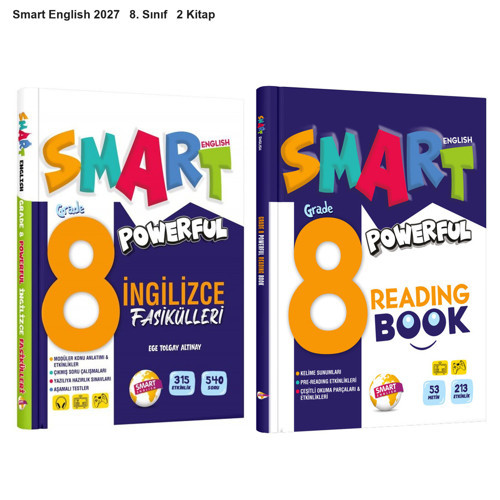 Smart English 2027 8. Sınıf Fasikül + Reading Seti 2 Kitap