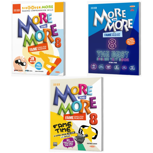 Kurmay Elt 2027 8. Sınıf Lgs Discover Reading - Fame The Best Test - Fame Time Seti 3 Kitap