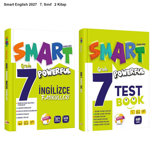 Smart English 2027 7. Sınıf Fasikül + Test Book Seti 2 Kitap Maarif Model