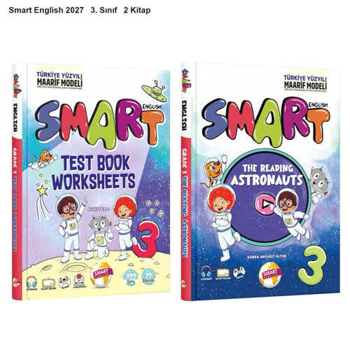 Smart English 2027 3. Sınıf Test Book + Okuma Kitabı Seti 2 Kitap Maarif Model