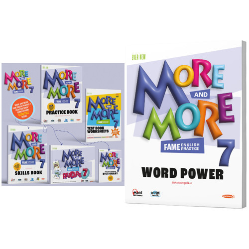 Kurmay Elt 2027 7. Sınıf Practice Book - Test Book - Wordpower Seti 6 Kitap Maarif Model