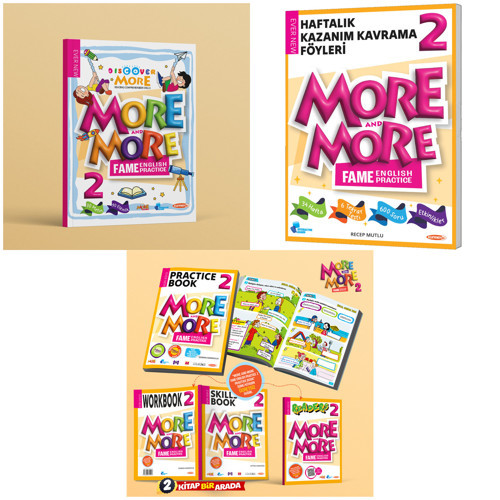 Kurmay Elt 2027 2. Sınıf Discover Reading - Haftalık Föy - Practice Book Seti 4 Kitap + 40 Föy Maarif Model