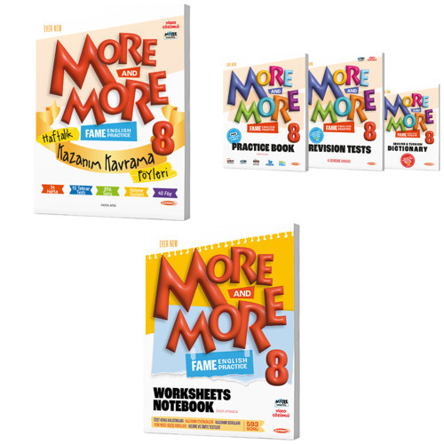 Kurmay Elt 2027 8. Sınıf Lgs Haftalık Föy - Practice Book - Worksheets Notebook Seti 4 Kitap + 40 Föy
