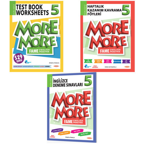 Kurmay Elt 2027 5. Sınıf Fenomen Test Book - Haftalık Föy - Selfie Deneme Seti 2 Kitap + 40 Föy Maarif Model