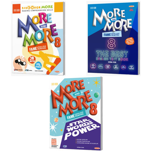 Kurmay Elt 2027 8. Sınıf Lgs Discover Reading - Fame The Best Test - Star Words Power Seti 3 Kitap