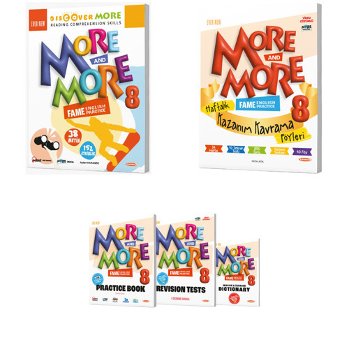 Kurmay Elt 2027 8. Sınıf Lgs Discover Reading - Haftalık Föy - Practice Book Seti 4 Kitap + 40 Föy