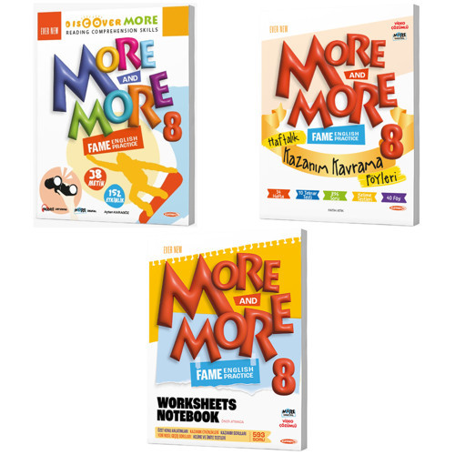 Kurmay Elt 2027 8. Sınıf Lgs Discover Reading - Haftalık Föy - Worksheets Notebook Seti 2 Kitap + 40 Föy