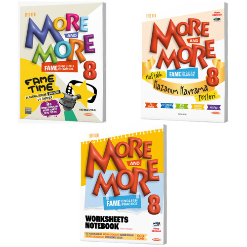 Kurmay Elt 2027 8. Sınıf Lgs Fame Time - Haftalık Föy - Worksheets Notebook Seti 2 Kitap + 40 Föy