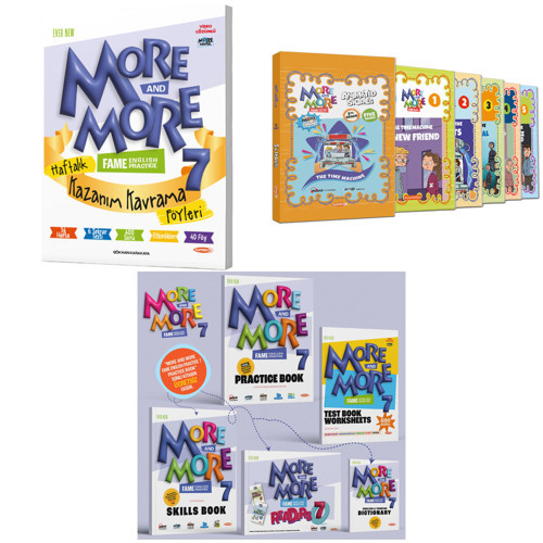 Kurmay Elt 2027 7. Sınıf Haftalık Föy - Hikaye - Practice Book - Test Book Seti 10 Kitap + 40 Föy Maarif Model