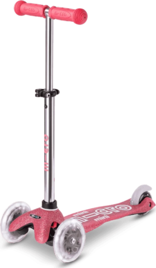 Mini Micro Deluxe Fairy Glitter LED Pink Scooter