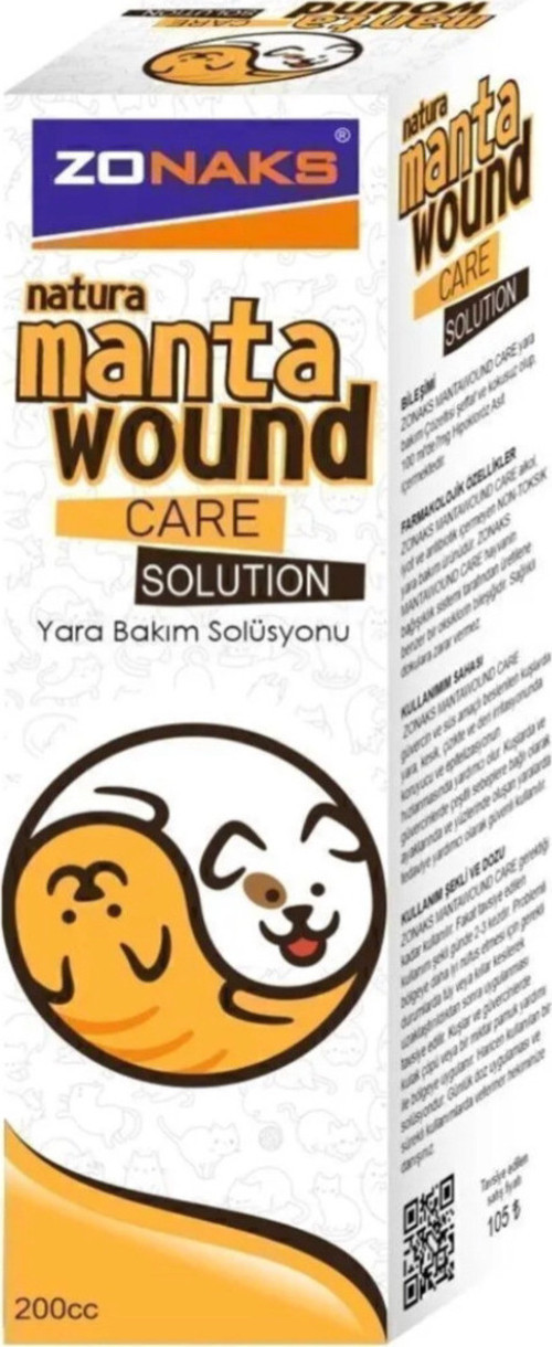 Premium Manta Wound Kedi Ve Köpek İçin Yara Bakım Solüsyonu 200Cc
