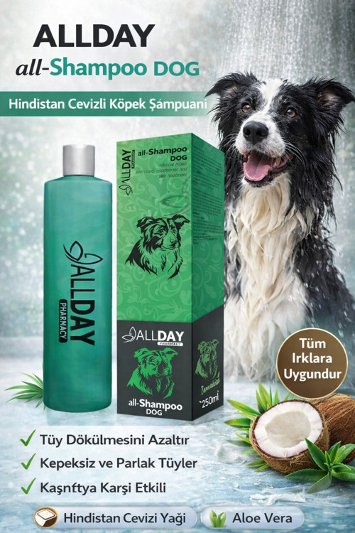 All-174235 All-Shampoo Dog Hindistan Cevizli Köpek Şampuanı 250 Ml