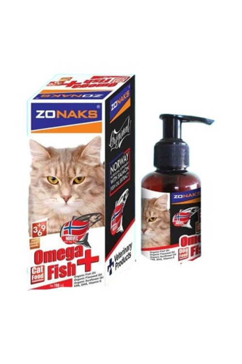 Norveç Balık Yağı Kediler Için Omega Fish 100 Ml