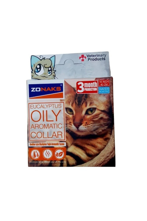 Kedi Bit Pire Kene Dış Parazit Tüy Ve Deri Bakım Tasması 40Cm
