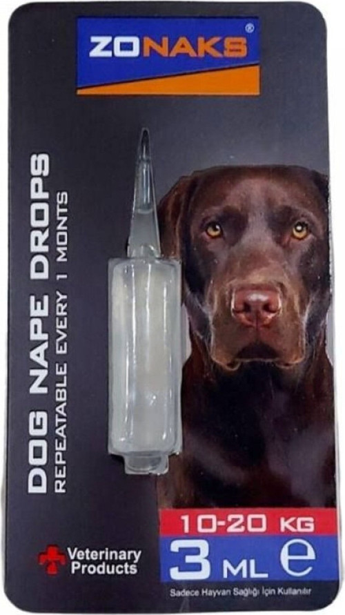 Nape Drops Köpek Bit Pire Kene Dış Parazit Tüy Ve Deri Bakım Damlası 10-20Kg 3Ml
