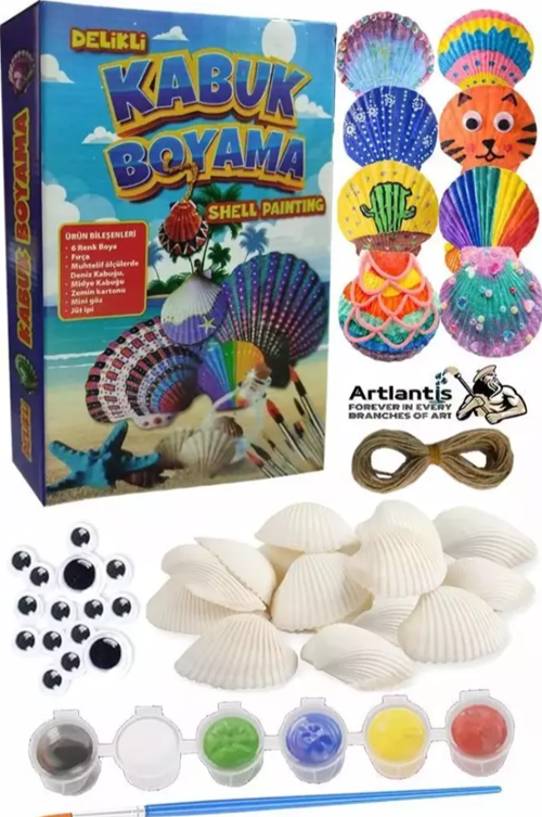 Delikli kabuk boyama