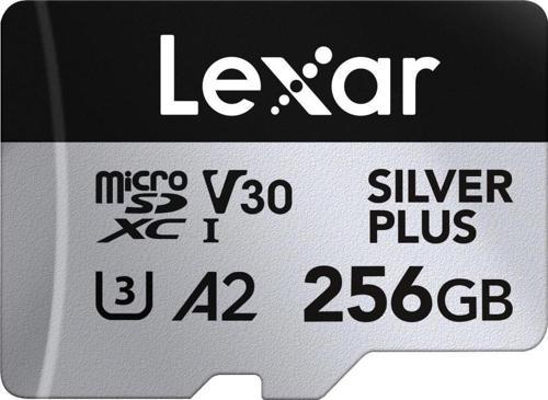 256GB Silver Plus 205mb 4K V30 UHSI Micro SD Hafıza Kartı