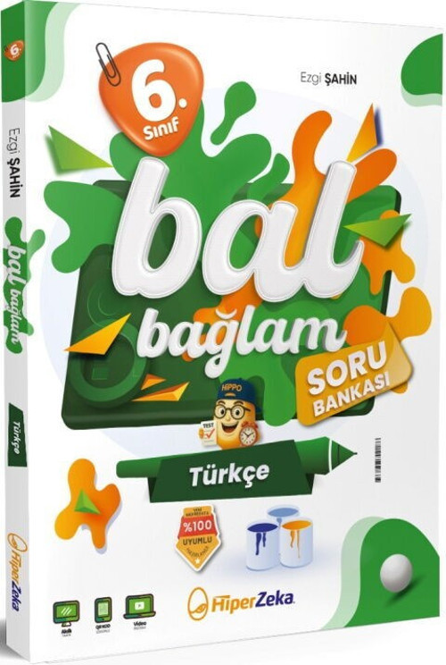 6. Sınıf Türkçe Bal Bağlam Soru Bankası Hiper Zeka Yayınları