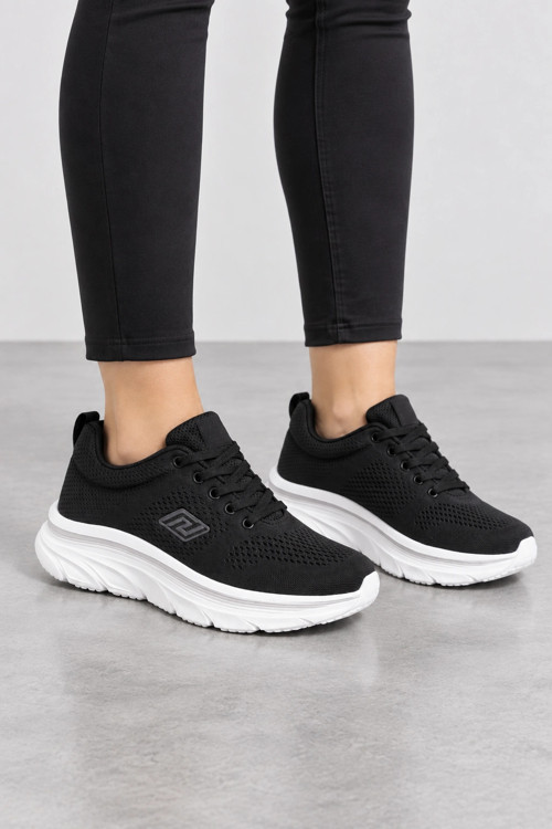 Strata Kadın Günlük Sneaker Spor Ayakkabı - Siyah