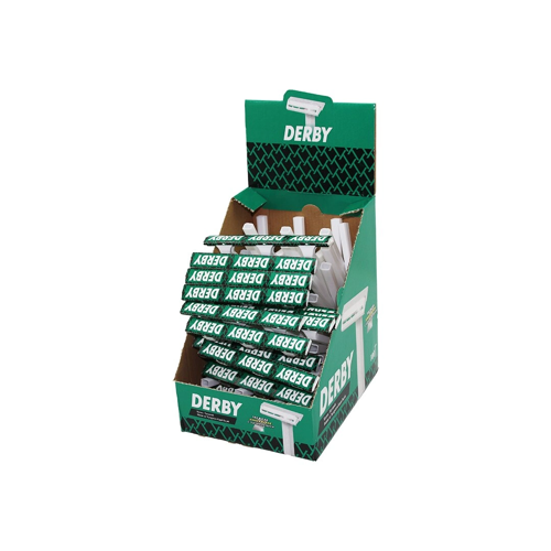 Derby Tek Bıçak 100pcs Banyo Saplı Jilet Bx40